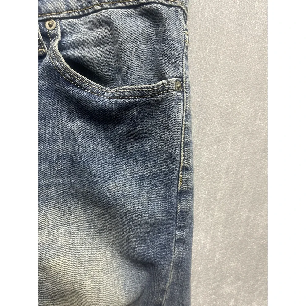 Levis 513 Jeans Men's 36 x 30 Blue Medium Wash Straight Denim Cotton